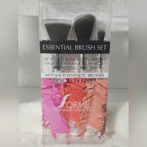 Sorme Essential Professional Makeup Brush Set Cruelty-Free New